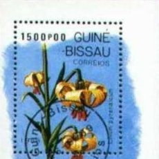 Sellos: GUINEA BISSAU 1989 SHEET USED MNH FLORES FLOWERS FLEURS BLUMEN FIORI. Lote 366759421