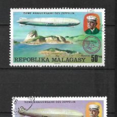 Sellos: REPUBLICA MALAGASY 1976 SELLOS USADO AVIACION ZEPELIN - 2-39