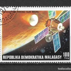 Sellos: REPUBLICA MALAGASY 1976 SELLO USADO ESPACIO EXTERIOR - 2-39