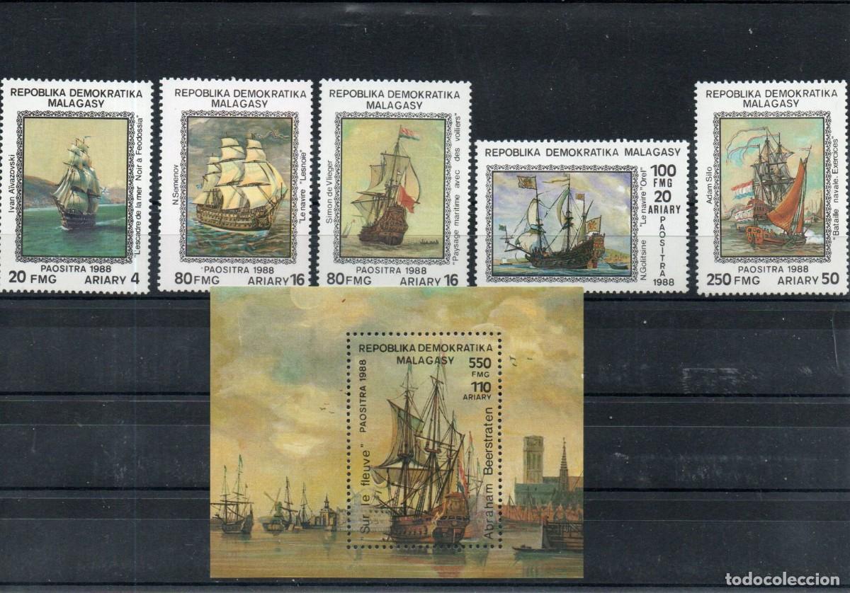 Sellos: MADAGASCAR. BARCOS. - Foto 1