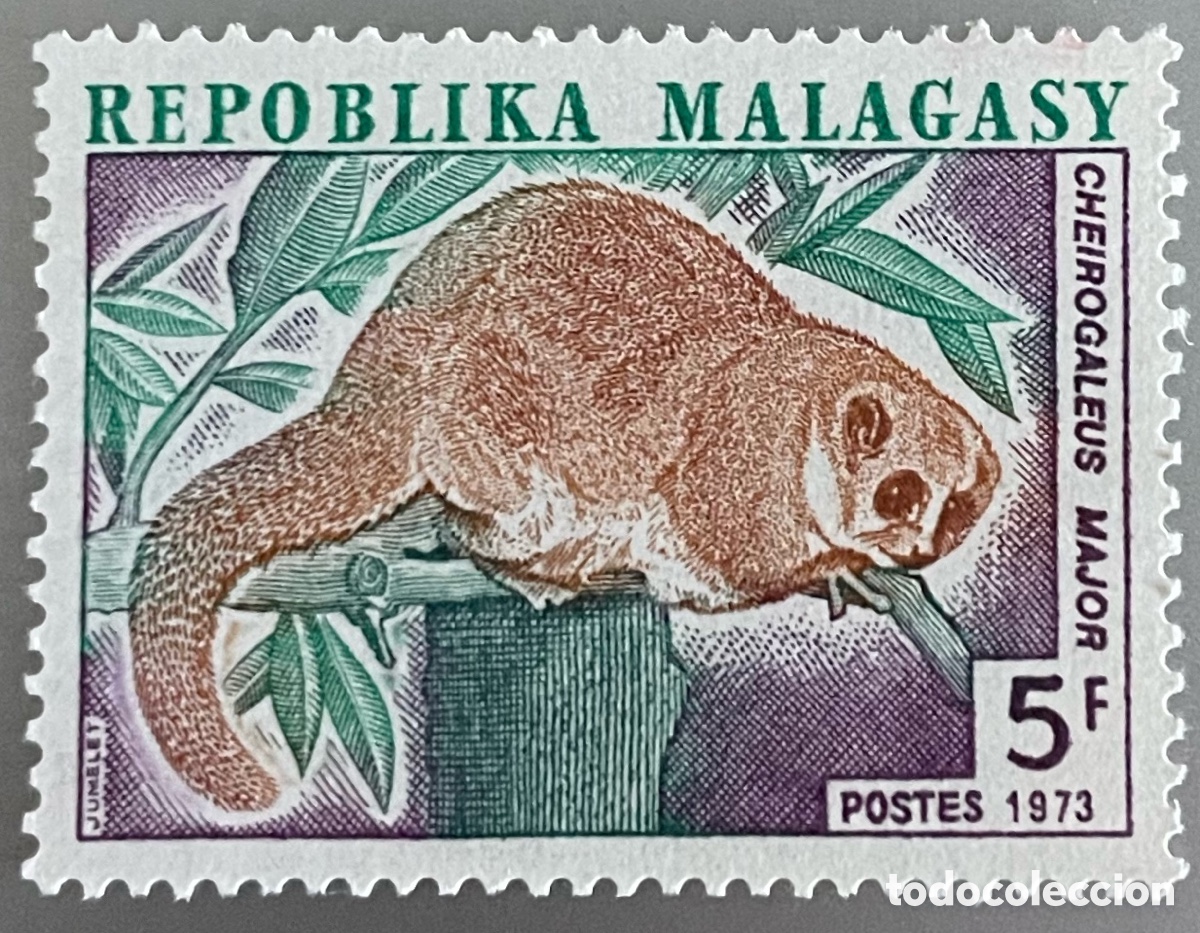 Sellos: Madagascar. L&eacute;mur. 1973 - Foto 1