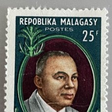 Sellos: MADAGASCAR. PRESIDENTE PHILIBERT TSIRANANA. 1965