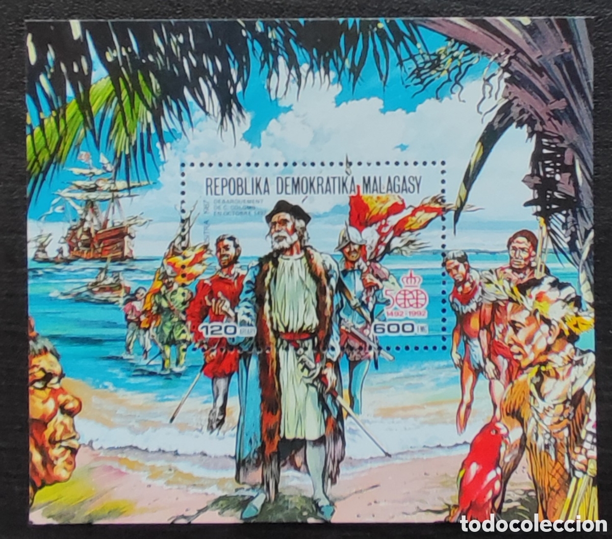Sellos: Madagascar. 1987. Crist&oacute;bal Col&oacute;n - Foto 1