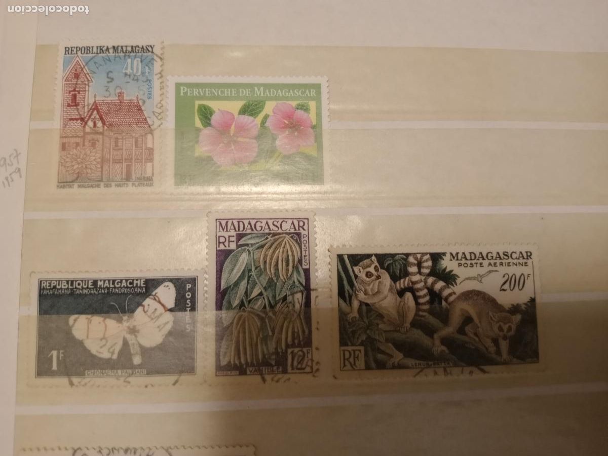 Sellos: Madagascar: 5 sellos - Foto 1
