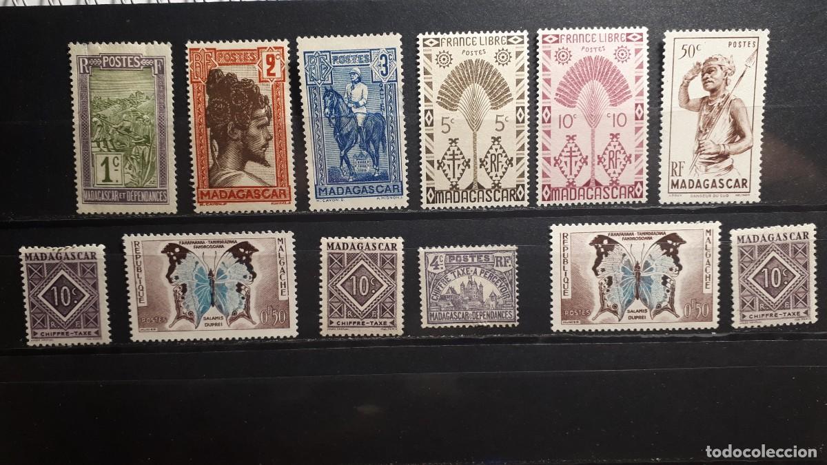 Sellos: MADAGASCAR. A CATALOGAR. */(*)