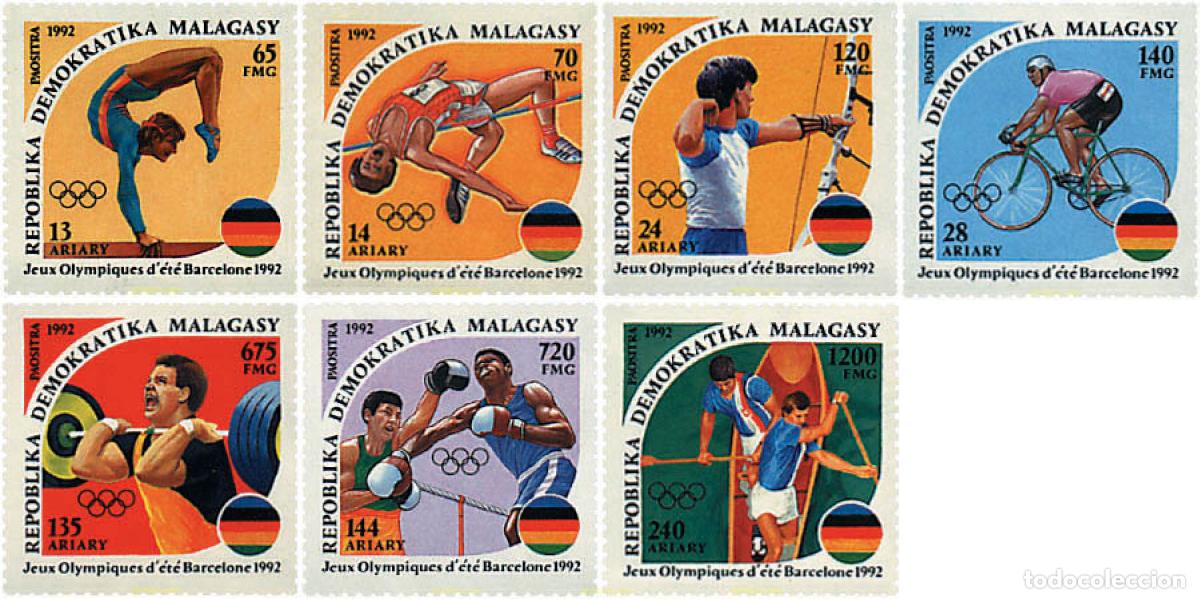 Sellos: 27979 MNH MADAGASCAR 1992 25 JUEGOS OLIMPICOS VERANO BARCELONA 1992