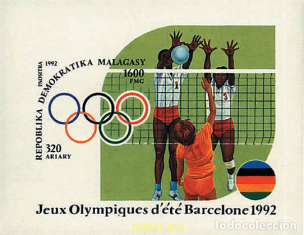 Sellos: 31559 MNH MADAGASCAR 1992 25 JUEGOS OLIMPICOS VERANO BARCELONA 1992