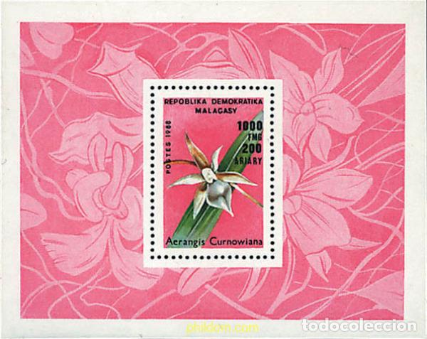 Sellos: 95194 MNH MADAGASCAR 1989 ORQUIDEAS
