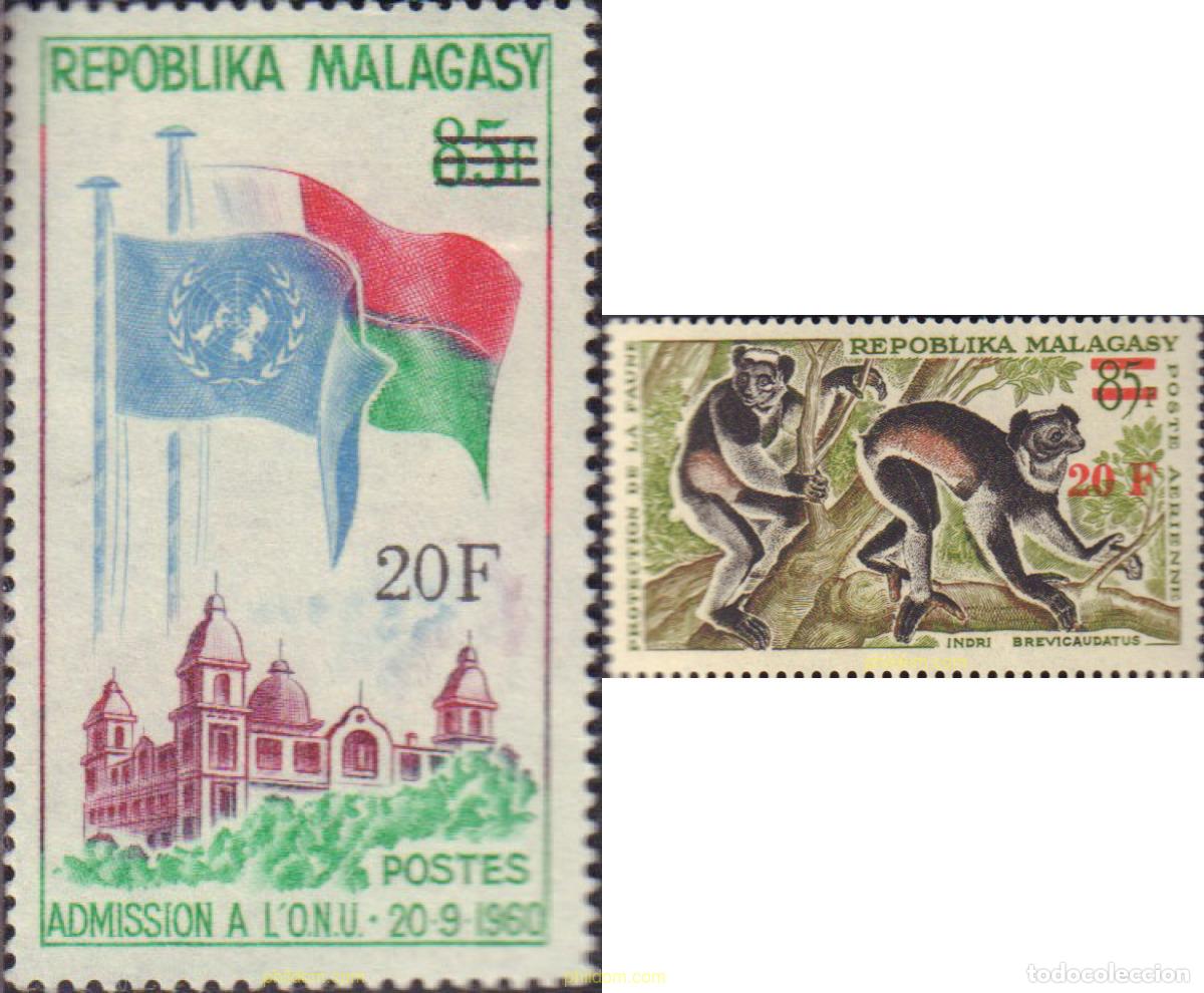 Sellos: 594724 MNH MADAGASCAR 1968 NACIONES UNIDAS