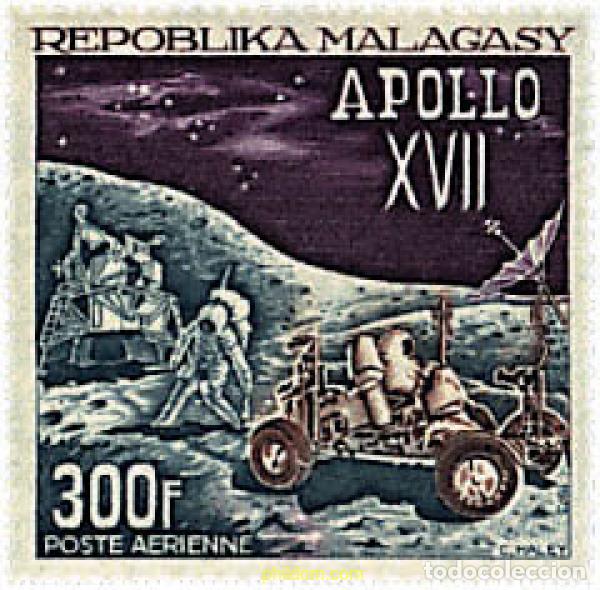 Sellos: 43799 MNH MADAGASCAR 1973 APOLLO XVII