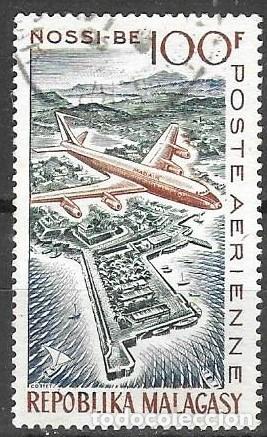 Stamps: SELLO USADO DE MADAGASCAR 1962, CORREO AEREO YT 87