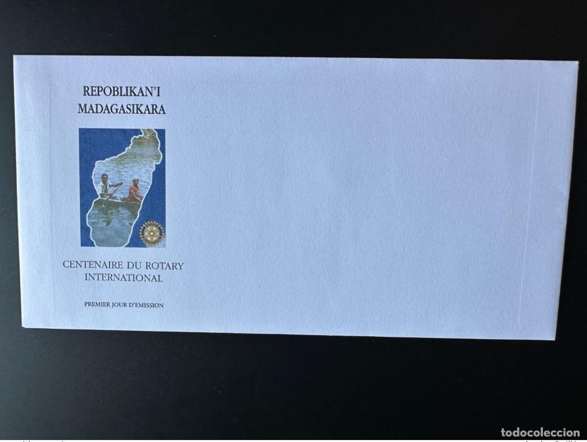 Selos: Madagascar 2005 Mi. 2627 100 a&ntilde;os de antig&uuml;edad ROTARY CLUB INTERNATIONAL Blank FDC