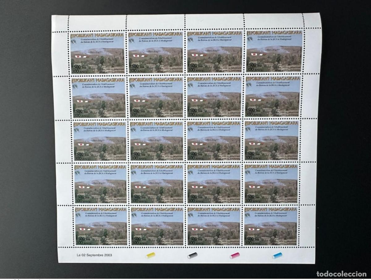Sellos: Madagascar 2003 Mi. 2604 junta directiva JICA Emisi&oacute;n conjunta JAP&Oacute;N