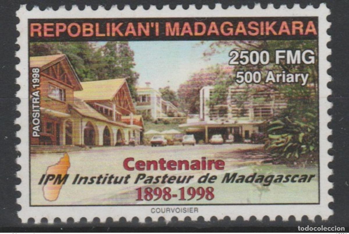Sellos: Madagascar 1999 Mi. 2337 Centenario IMP Institut Louis Pasteur RARE 2500FMG