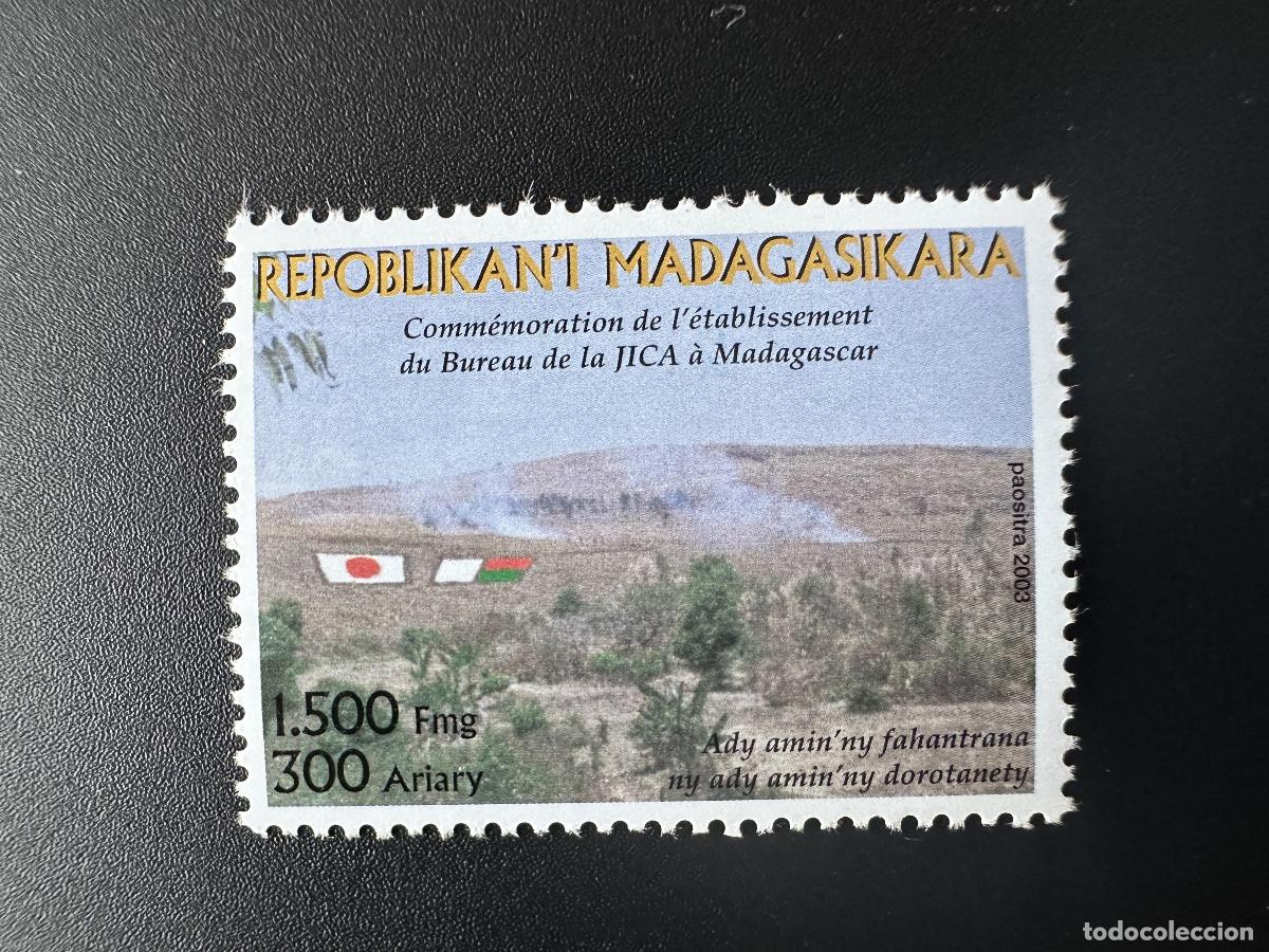 Timbres: Madagascar 2003 Mi. 2604 JICA Emisi&oacute;n conjunta EDICI&Oacute;N JAP&Oacute;N