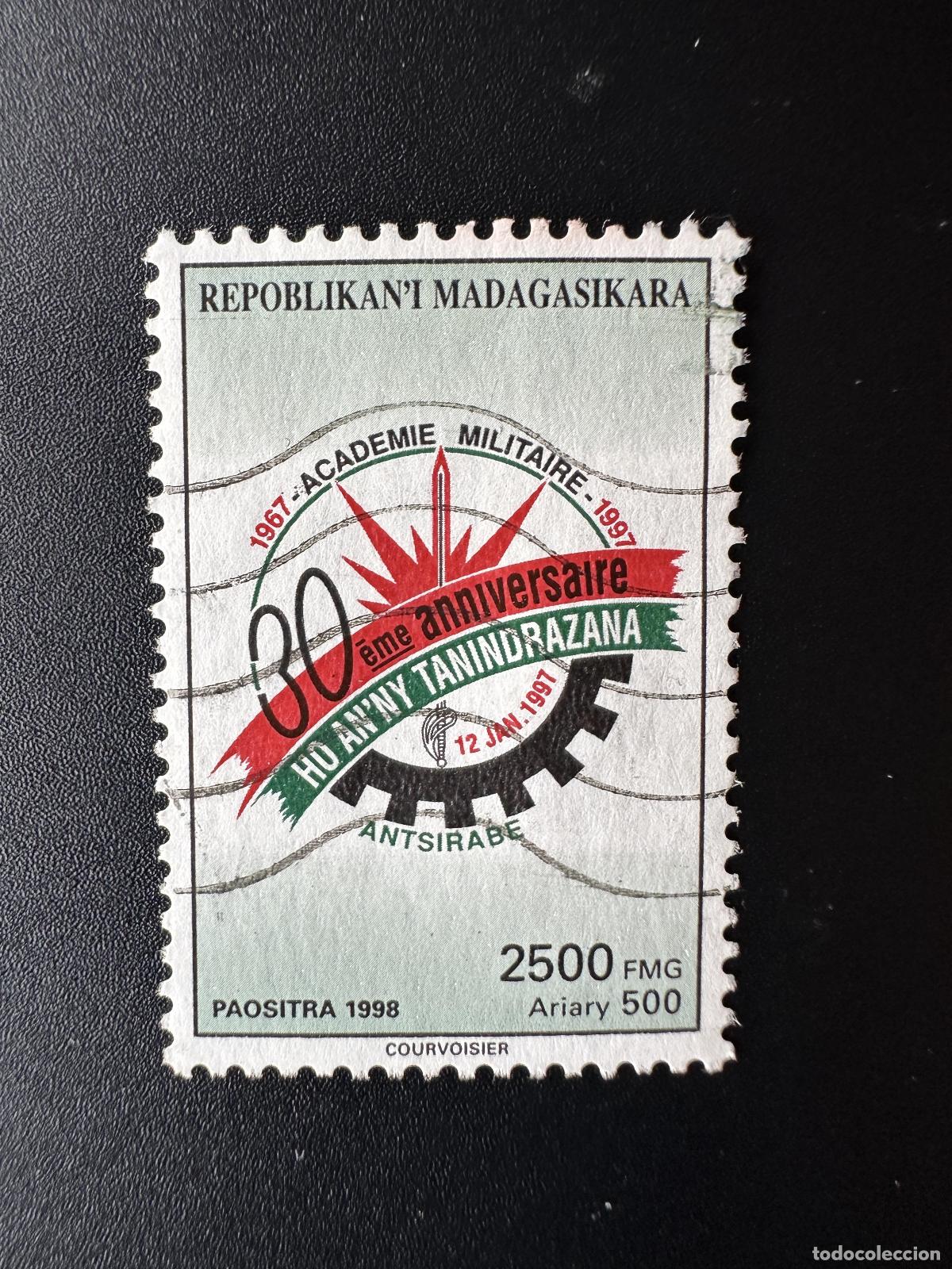 Sellos: Madagascar 1999 Mi. 2335 30 a&ntilde;os Academia Militar Antsirabe 2500FMG cancelada