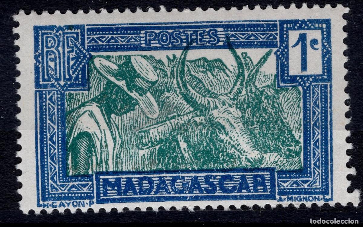 Sellos: MADAGASCAR 1933 STAMP MICHEL MG 180