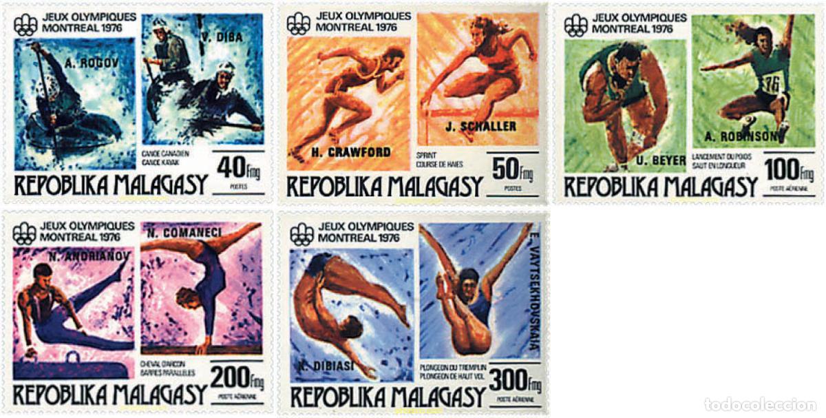 Sellos: 71138 MNH MADAGASCAR 1976 21 JUEGOS OLIMPICOS VERANO MONTREAL 1976