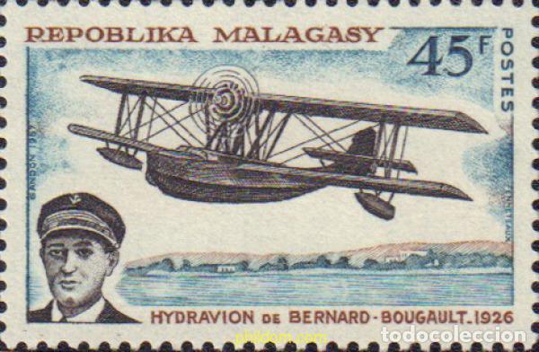 Sellos: 593602 MNH MADAGASCAR 1967 PIONERO DE LA AVIACION