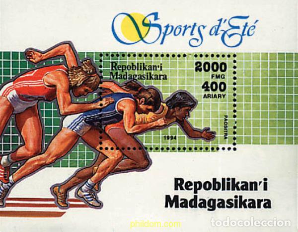 Sellos: 69636 MNH MADAGASCAR 1994 DEPORTES DE VERANO