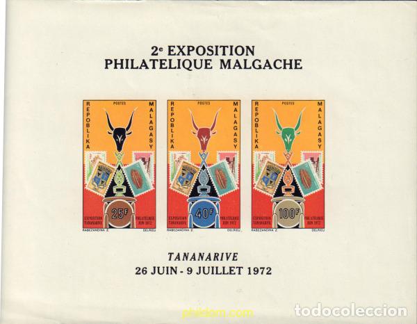 Sellos: 157782 MNH MADAGASCAR 1972 EXPOSICION FILATELICA DE TANANARIVE
