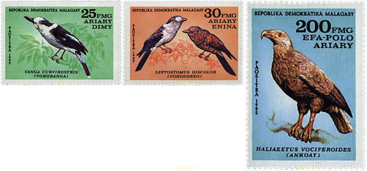 Sellos: 31841 MNH MADAGASCAR 1982 AVES