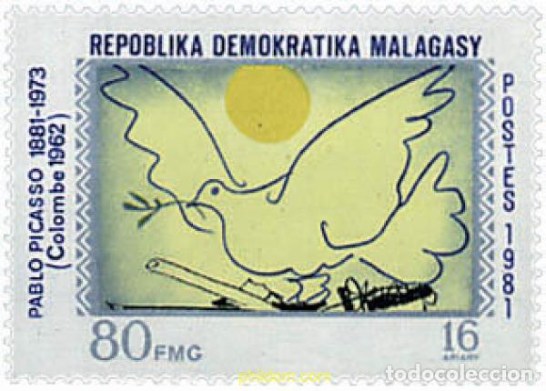 Stamps: 31549 MNH MADAGASCAR 1981 CENTENARIO DE PICASSO