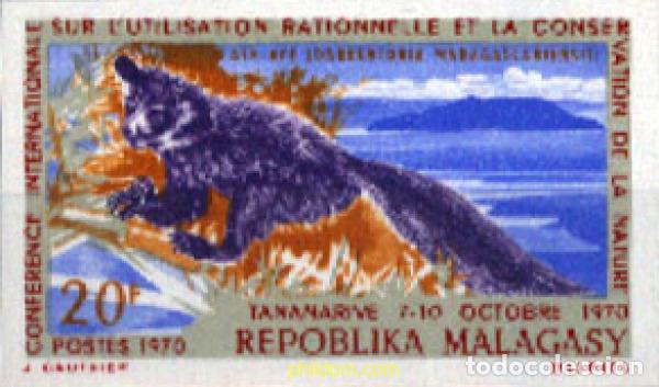 Sellos: 193433 MNH MADAGASCAR 1970 CONSERVACION DE LA NATURALEZA