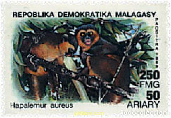 Sellos: 30773 MNH MADAGASCAR 1989 LEMURES