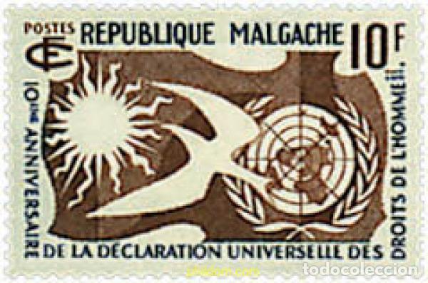 Sellos: 204726 MNH MADAGASCAR 1958 PERSONAJES DE LEYENDA