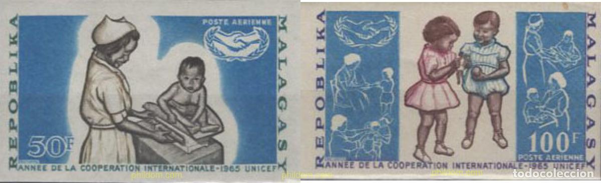 Briefmarken: 635292 MNH MADAGASCAR 1965 A&Ntilde;O DE LA COOPERACION INTERNACIONAL