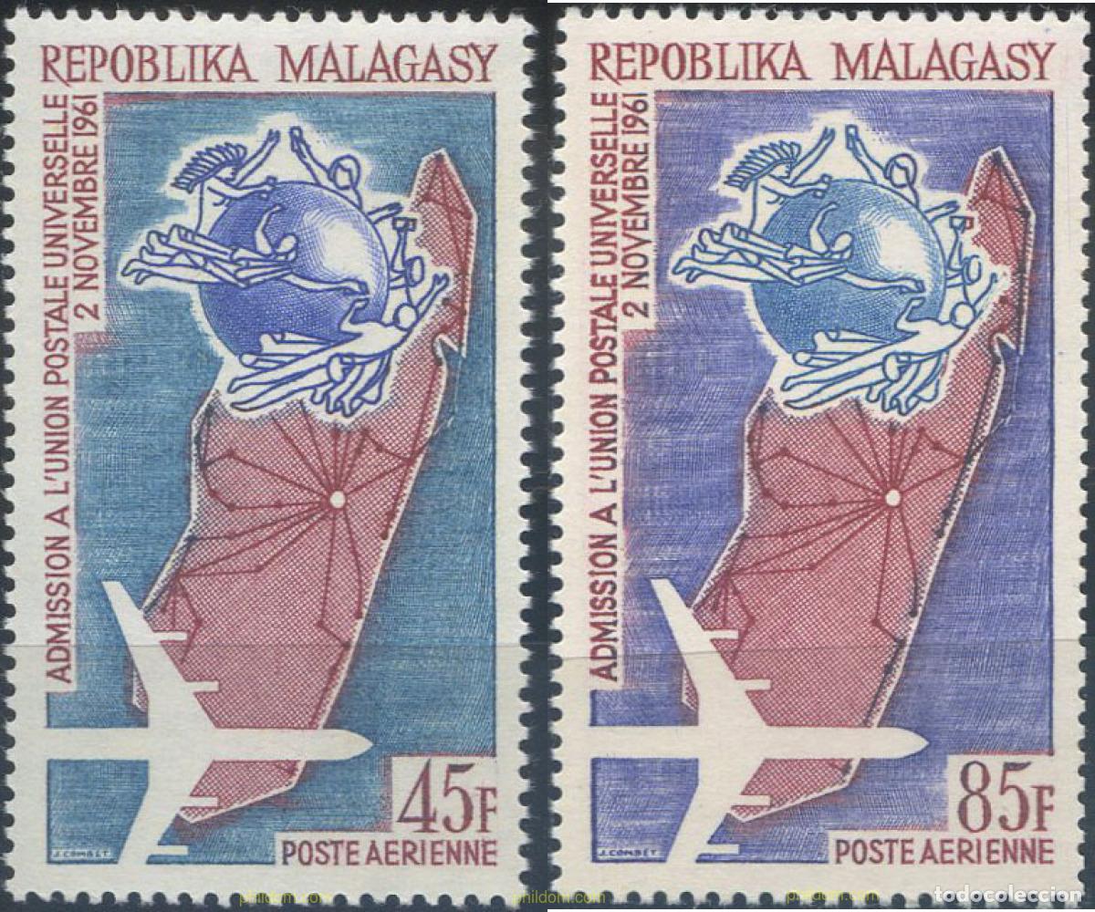 Francobolli: 219120 MNH MADAGASCAR 1963 UPU