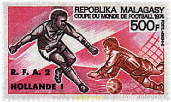 Sellos: 79766 MNH MADAGASCAR 1974 COPA DEL MUNDO DE FUTBOL. ALEMANIA-74. VENCEDORES