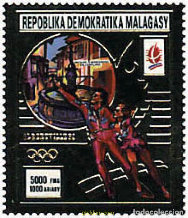 Sellos: 72989 MNH MADAGASCAR 1990 16 JUEGOS OLIMPICOS INVIERNO ALBERTVILLE 1992