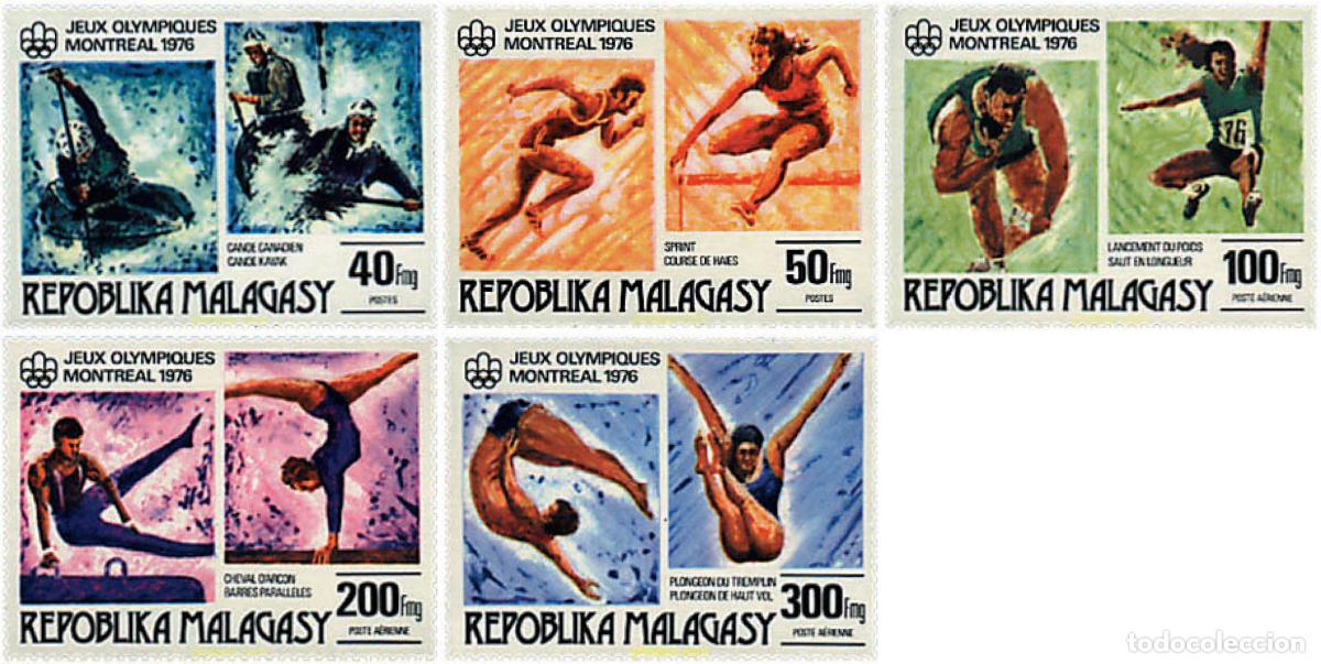 Sellos: 71135 MNH MADAGASCAR 1976 21 JUEGOS OLIMPICOS VERANO MONTREAL 1976