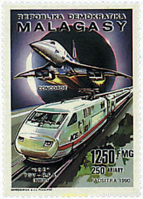 Stamps: 344741 MNH MADAGASCAR 1990 ANIVERSARIOS Y ACONTECIMIENTOS