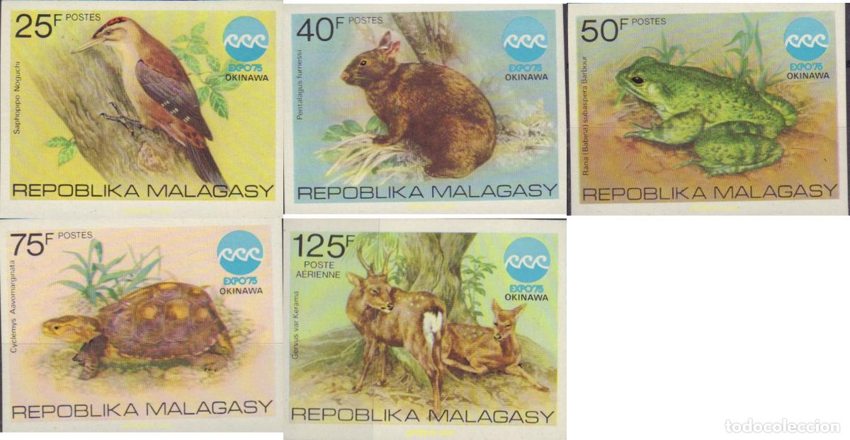 Sellos: 21087 MNH MADAGASCAR 1975 EXPOSICION OCEANOGRAFICA EN OKINAWA