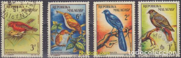 Sellos: 597909 USED MADAGASCAR 1963 AVES
