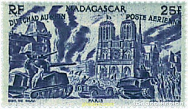 Sellos: 595064 MNH MADAGASCAR 1946 DEL CHAD AL RIN