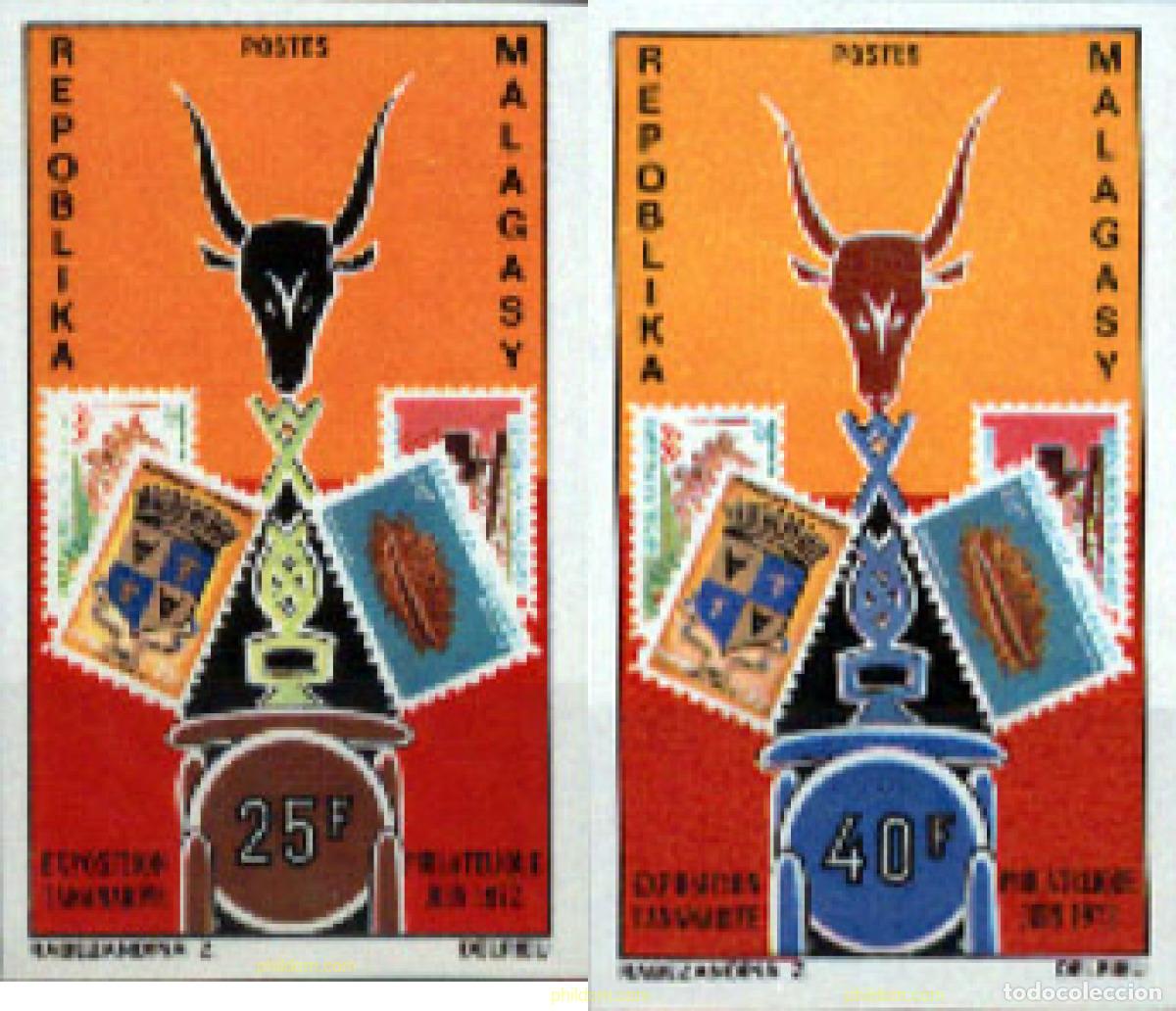 Sellos: 587949 MNH MADAGASCAR 1972 EXPOSICION FILATELICA DE TANANARIVE