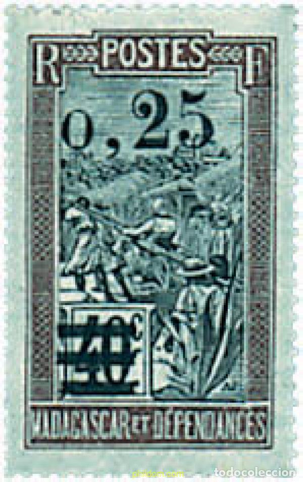 Sellos: 670761 HINGED MADAGASCAR 1921 SERIE BASICA