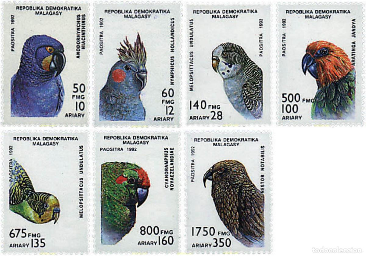 Sellos: 37257 MNH MADAGASCAR 1993 AVES