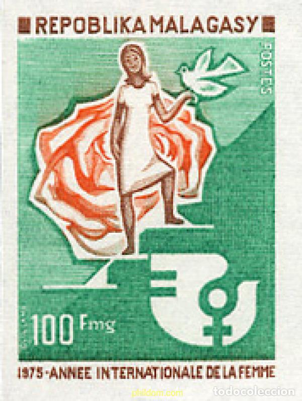 Sellos: 193525 MNH MADAGASCAR 1975 A&Ntilde;O INTERNACIONAL DE LA PAZ
