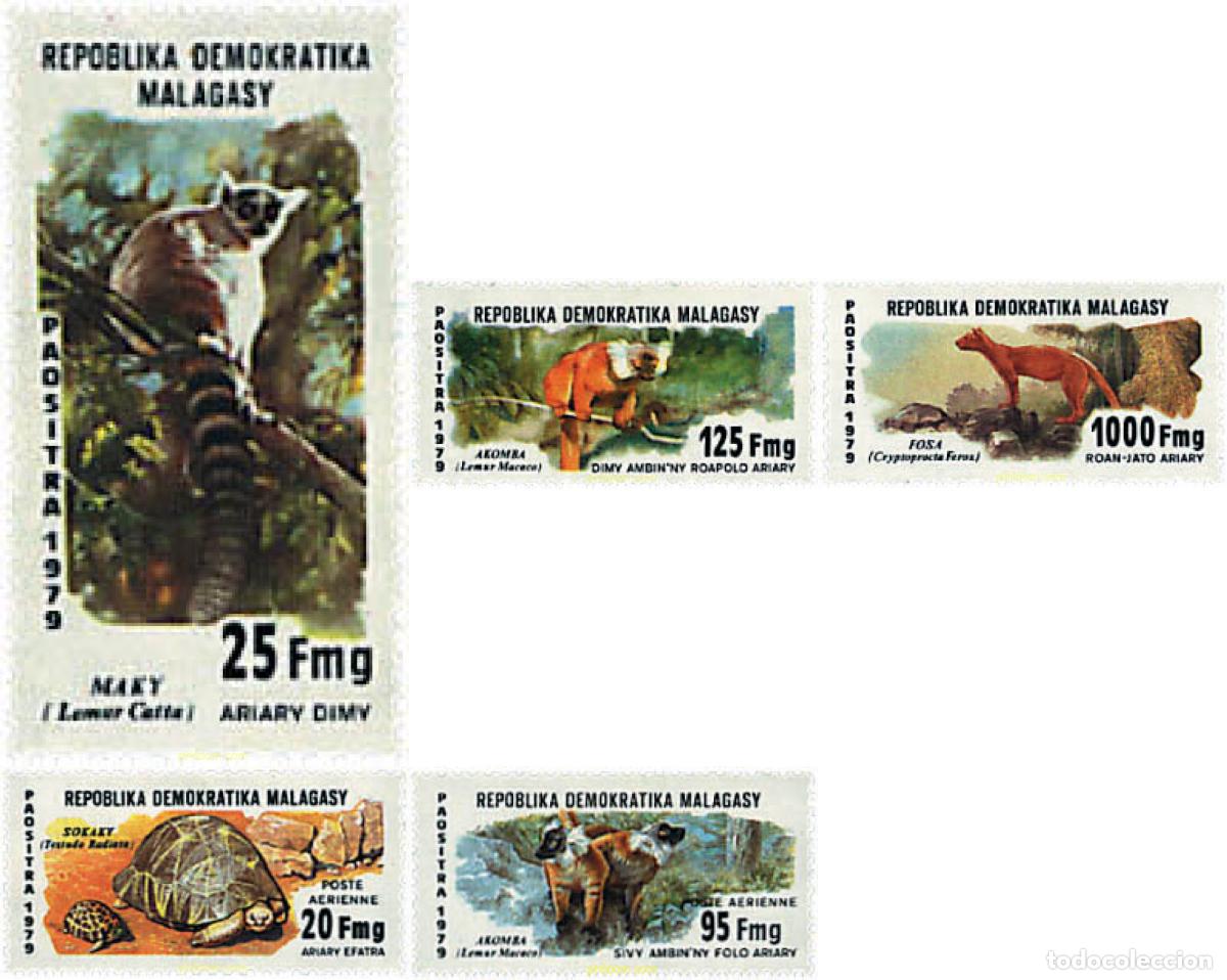 Briefmarken: 30774 MNH MADAGASCAR 1979 FAUNA