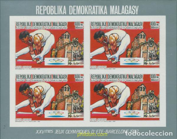 Sellos: 686731 MNH MADAGASCAR 1987 25 JUEGOS OLIMPICOS VERANO BARCELONA 1992