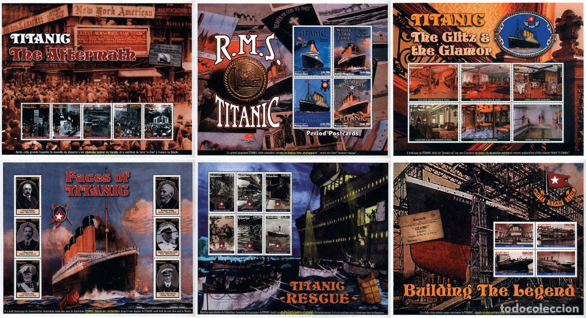 Sellos: 315415 MNH MADAGASCAR 1998 EL TITANIC
