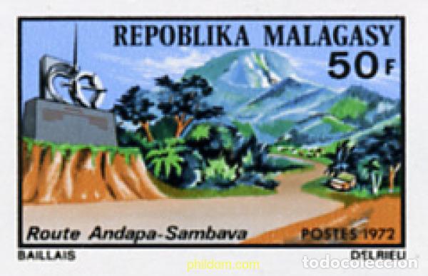 Sellos: 19850 MNH MADAGASCAR 1972 CARRETERA ANDAPA-SAMBAVA