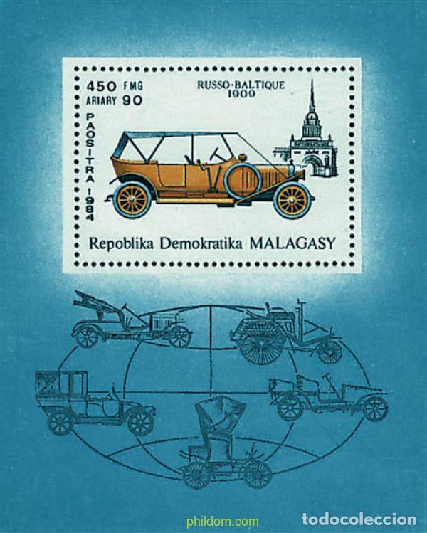 Sellos: 46375 MNH MADAGASCAR 1984 AUTOMOVILES
