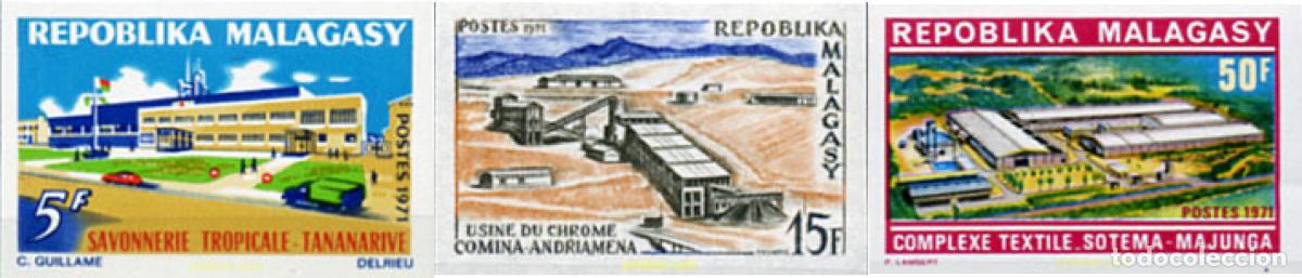 Sellos: 19846 MNH MADAGASCAR 1971 INDUSTRIA DE MADAGASCAR