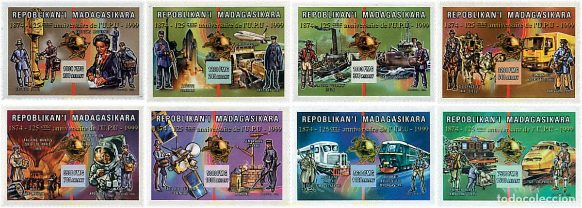 Sellos: 72397 MNH MADAGASCAR 2000 125 ANIVERSARIO DE LA UPU